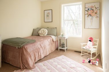 Bedroom 2 of a 3 Bedroom Unit in the Hidden Oak Community, a high-end townhouse community by Socha Companies in Manchester NH